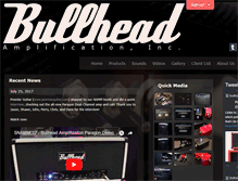 Tablet Screenshot of bullheadamplification.com